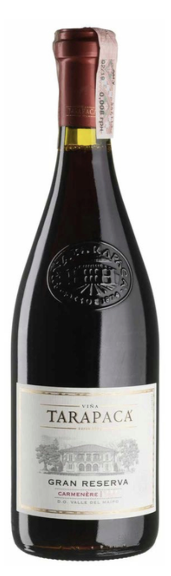 Вино Tarapaca Carmenere Gran Reserva сухе червоне 14% 0.75 л